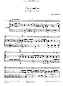 Concertino von George Perlman 