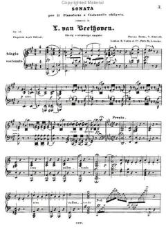 Sonata op. 47 ('Kreutzer') von Ludwig van Beethoven 