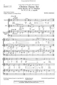 Christus Factus Est (McNeil Robinson) 