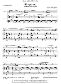 Sleepsong von Gary Schocker 