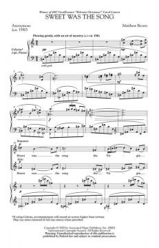 Sweet Was The Song (Matthew Brown) 