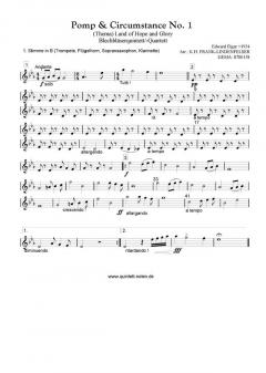 Thema aus 'Pomp & Circumstance Nr. 1' (Download) von Edward Elgar (Download) 