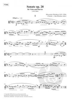 Sonate op. 28 (1945) von Mieczyslaw Weinberg 