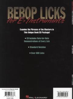 Bebop Licks for E-Flat Instruments von Les Wise 