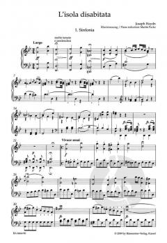 L'isola disabitata Hob.XXVIII:9 von Joseph Haydn 