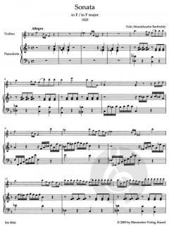 Sonaten von Felix Mendelssohn Bartholdy (Download) 