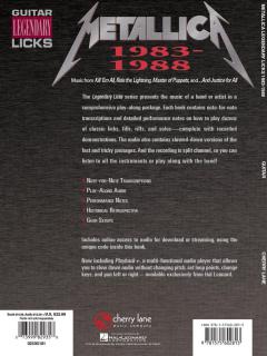 Legendary Guitar Licks 1983-88 von Metallica 