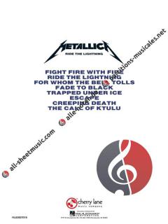Ride The Lightning von Metallica 