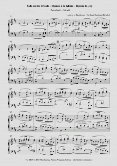 Ode an die Freude von Ludwig van Beethoven 