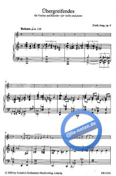 Übergreifendes von Fredo Jung für Violine und Klavier im Alle Noten Shop kaufen