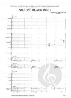 Night's Black Bird von Harrison Birtwistle 
