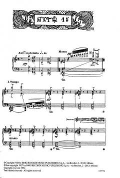 Turandot Testo Italiano. Brochure von Giacomo Puccini 
