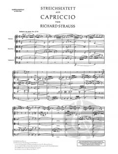 Capriccio op. 85 von Richard Strauss für Streichsextett (Vorspiel) im Alle Noten Shop kaufen