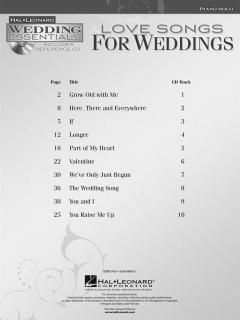 Love Songs for Weddings 