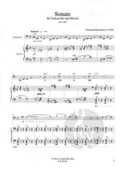 Sonate von Ferdinand Bruckmann 