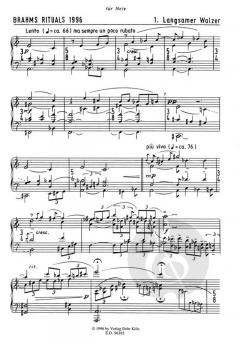 Johannes Brahms Rituals von Bojidar Dimov 