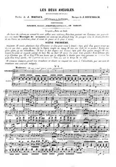 Les Deux Aveugles von Jacques Offenbach 