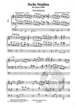 Pfingstliche Orgelmusik/Sechs Studien von Reimund Walter Sterl im Alle Noten Shop kaufen (Partitur)