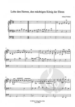Lobe den Herren von Johann Gottfried Walther 
