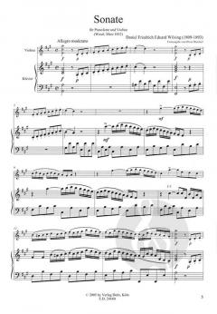 Sonate für Pianoforte und Violine von Daniel Friedrich Eduard Wilsing im Alle Noten Shop kaufen