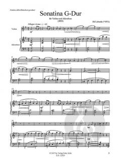 Sonatine für Violine und Akkordeon (Jiri Laburda) 