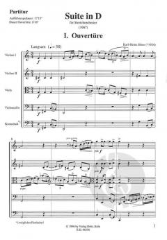 Suite in D von Karl-Heinz Höne 