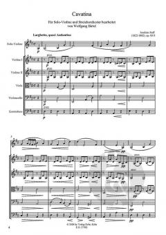 Cavatina für Violine und Streichorchester im Alle Noten Shop kaufen (Sonderangebot)