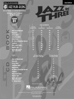 Jazz Play-Along Vol. 31: Jazz in Three - Second Edition im Alle Noten Shop kaufen