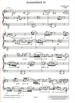 Konzertstück III von Christian Jost 