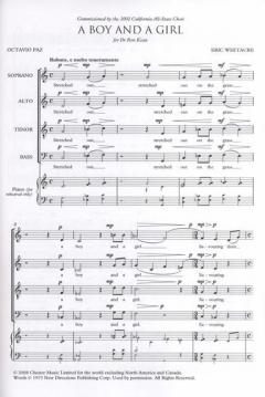 Eric Whitacre Collection For SATB Chorus Unaccompanied (Eric Whitacre) 