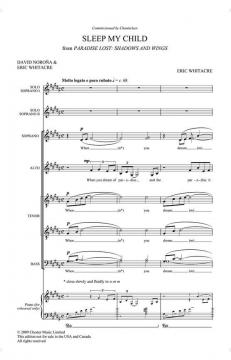 Sleep My Child von Eric Whitacre (Download) 