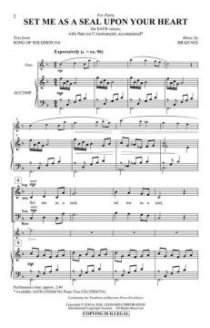 Set Me As A Seal Upon Your Heart (Brad Nix) 