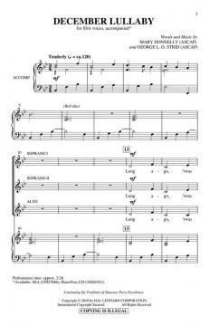 December Lullaby von George L.O. Strid (Download) 