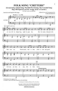 Folk Song Critters 