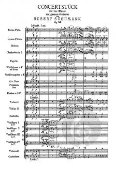 Concertstück für 4 Hörner und Orchester op. 86 von Robert Schumann im Alle Noten Shop kaufen