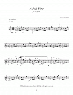 6 Pieces For Guitar Solo von David Pritchard 