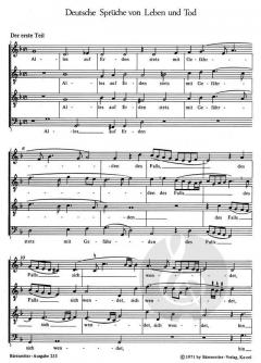 Deutsche Sprüche von Leben und Tod (Walter Lipphardt) 