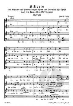 Johannes-Passion SWV 481 von Heinrich Schütz (Download) 