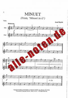Classical Duets For Violin im Alle Noten Shop kaufen - SANTOR-TS367