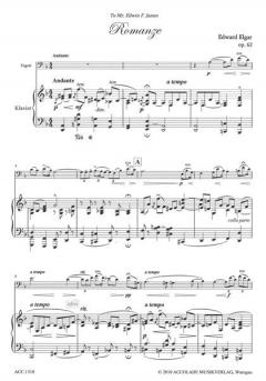 Romanze Op. 62 für Fagott und Orchester (Edward Elgar) 