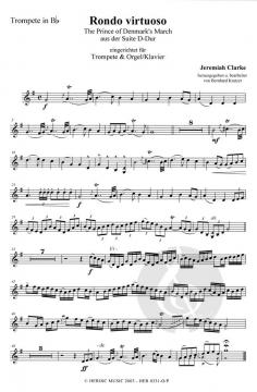 Rondeau Virtuoso (The Prince of Denmark's March) von Jeremiah Clarke 