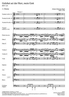 Gelobet sei der Herr, mein Gott von Johann Sebastian Bach (Download) 