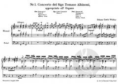 Orgelkonzerte von Johann Gottfried Walther (Download) 