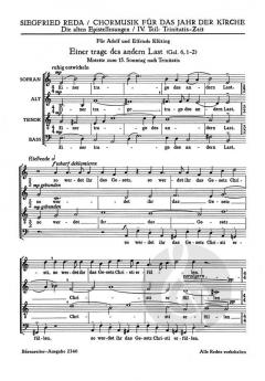 Einer trage des anderen Last (Siegfried Reda) 