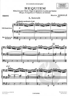 Requiem von Maurice Durufle 