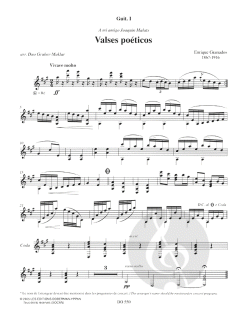 Valses poeticos von Enrique Granados 