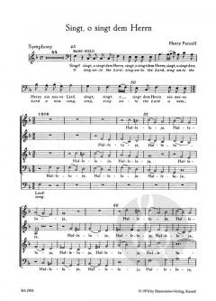Singt, o singt dem Herrn von Henry Purcell (Download) 