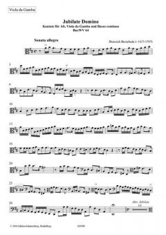 Jubilate Domino von Dietrich Buxtehude 