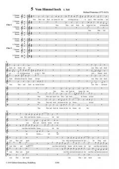 Puer natus in Bethlehem XI von Michael Praetorius 
