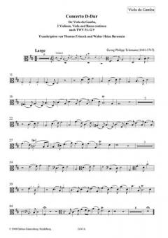 Concerto D-Dur von Georg Philipp Telemann 